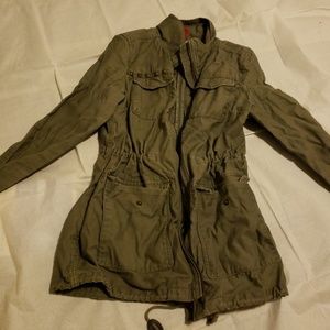Olive Cargo Jacket